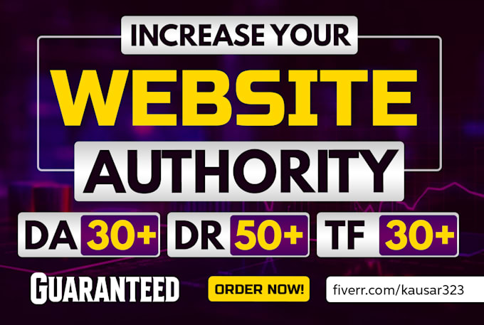 increase da dr and trust flow of your website