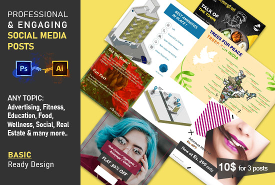 design beautiful social media posts for your business