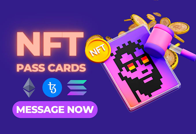 create nft pass cards, access pass for your project