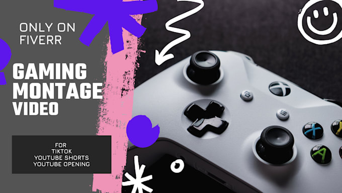 edit your game highlight videos into montage video for tiktok page