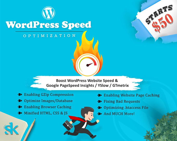 do wordpress speed optimization, increase website page speed