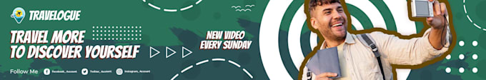 design attractive youtube channel art