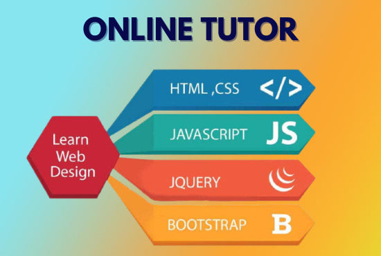 Teach you html,css,bootstrap, and javascript in an easy way by ... image.