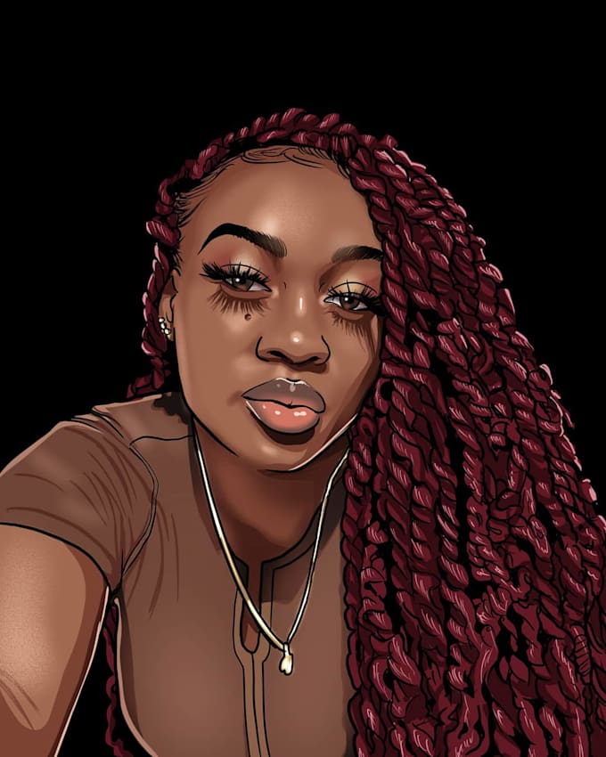 draw your birthday and anniversary cartoon illustration