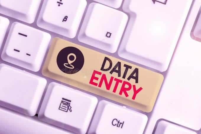 do data entry copy and paste and data typing