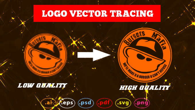 vectorize trace logo to vector