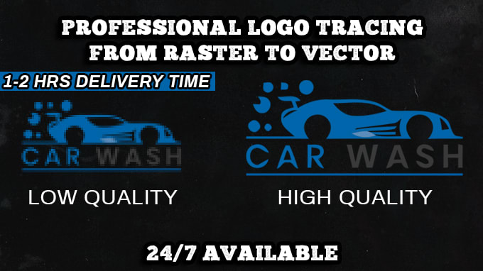 vector tracing raster logo to vector