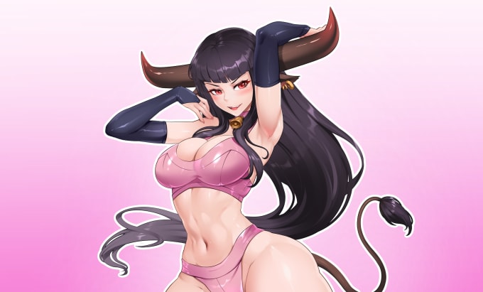 Draw Anime Character Fanart Your Oc Sfw And Nsfw By Ironcurtainz Fiverr