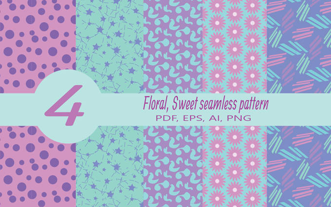 design kawaii seamless pattern for babys,kids,childrens
