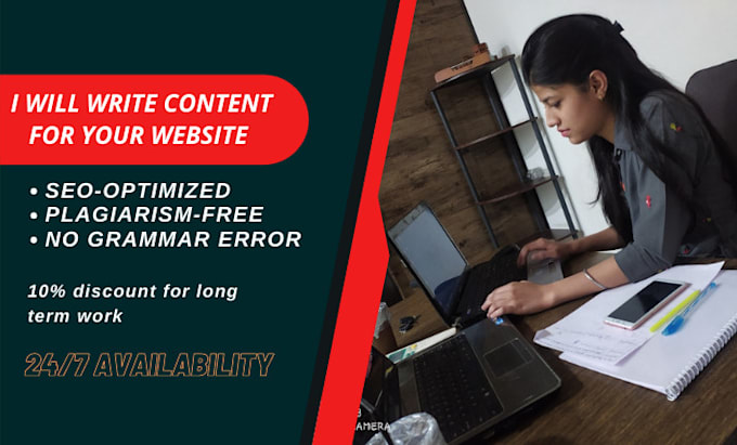 write SEO optimized content for your website