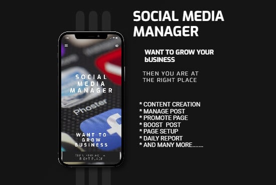 be your social media content creator and ads manager