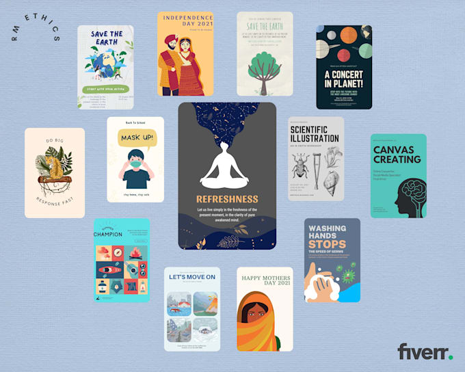 design unique and attractive flyer, poster, menu