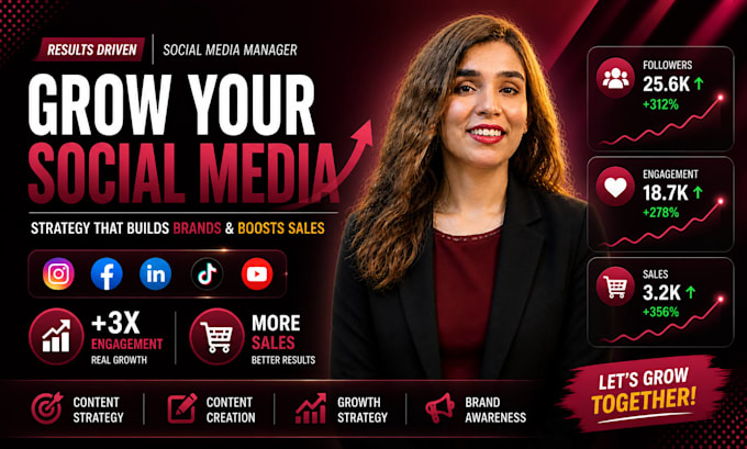 manage and grow your social media content professionally