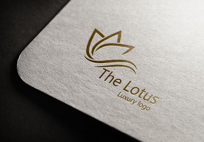 design minimalist  unique luxury gold logo