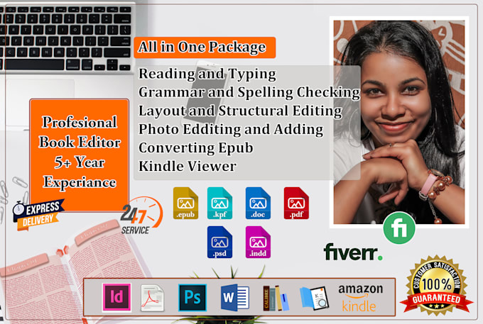 edit your ebook or manuscript and redesign it perfection