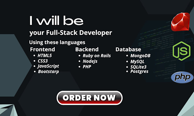 develop your modern full stack application