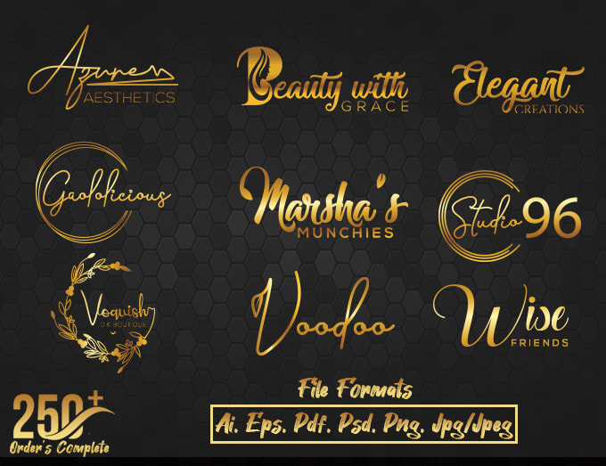 design luxury signature, handwriting, cursive style logo