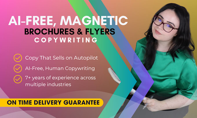 write ai free business brochures and flyers in copywriting