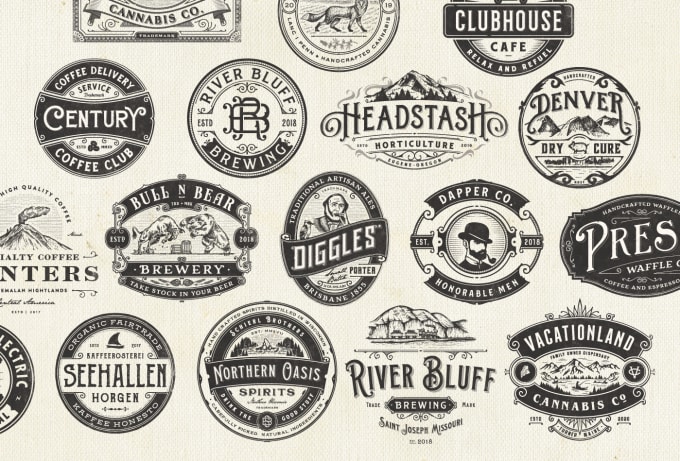 Create a professional vintage modern brand identity by Aboveobjective ...
