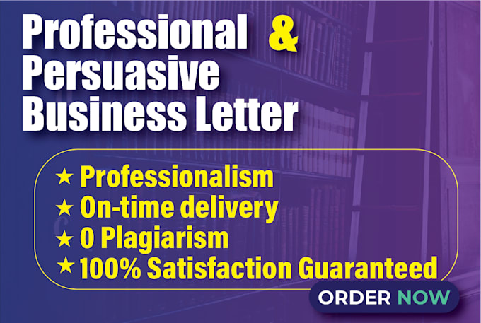 write a persuasive letter