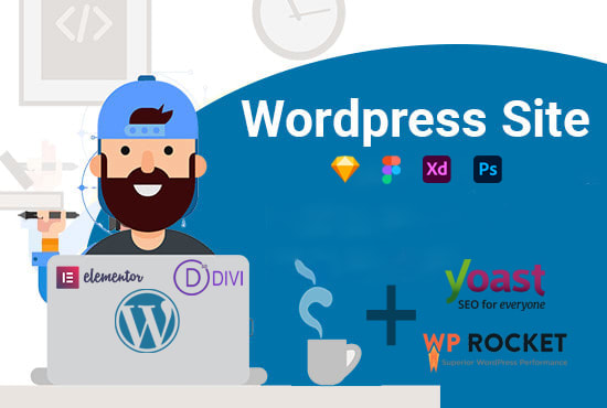 turn your design to  wordpress with elementor pro