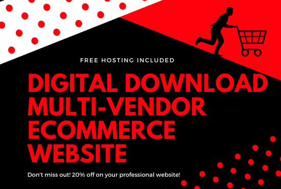 create multi vendor ecommerce website for digital downloads