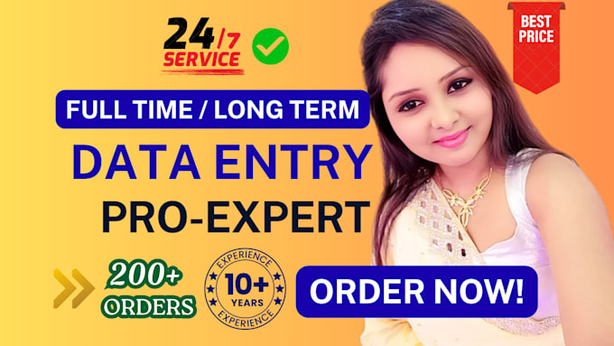 be your fulltime data entry specialist