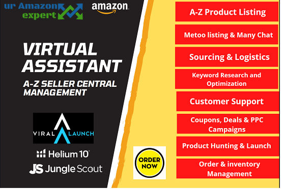 be your fba expert amazon virtual assistant VA