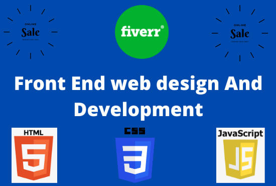 Your front end web developer, html css javascript by Abbassk | Fiverr