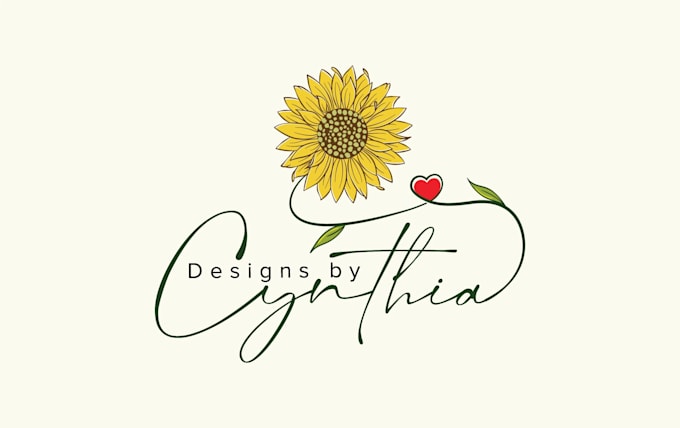 design a custom hand drawn, botanical, flower, feminine logo