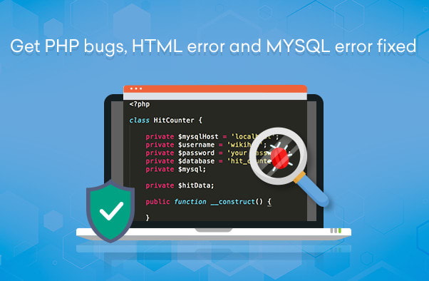 debug and fix php, mysql and webserver related errors