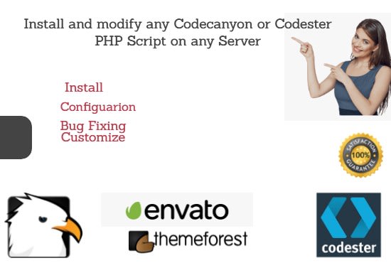 install and customize codecanyon or codester PHP script
