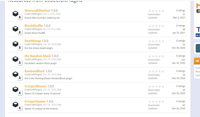 code you a spigot plugin for your spigot server