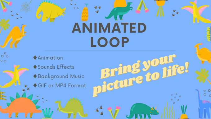 animate your picture in loop animation