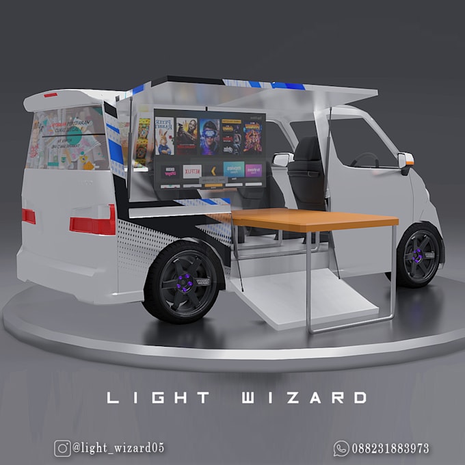 Create 3d models of vehicles by Stingky Fiverr