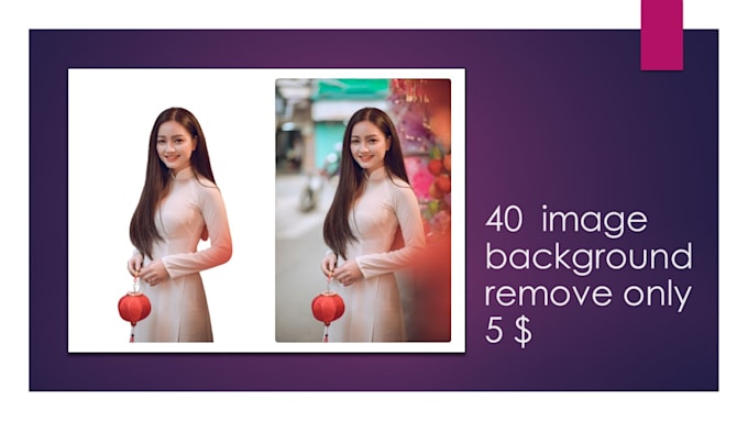 very quickly remove 40 imagers background in  3 hours
