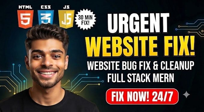 fix, clean and optimize your HTML CSS javascript websites