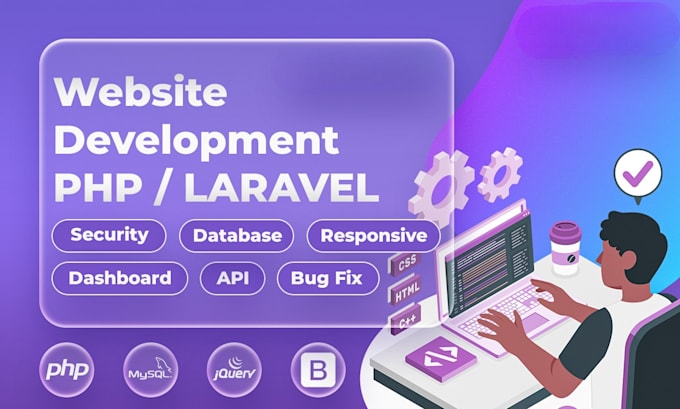 develop full stack web applications with laravel, vuejs, and realtime feature