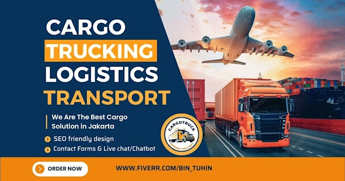build logistics, trucking, transport, freight brokerage, cargo company website
