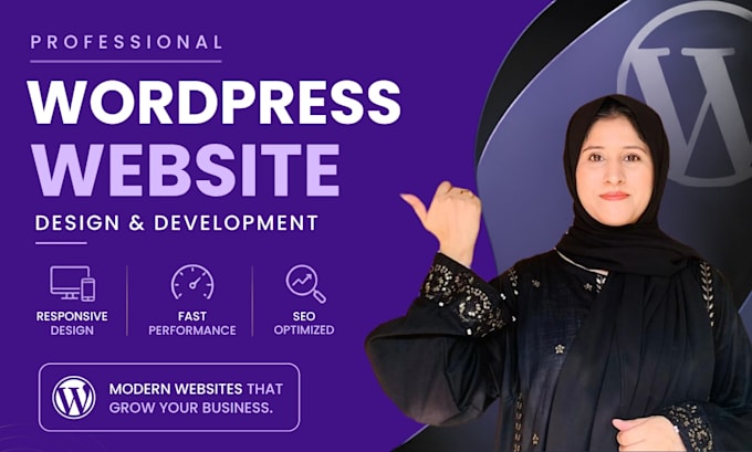 develop aesthetic and responsive wordpress websites
