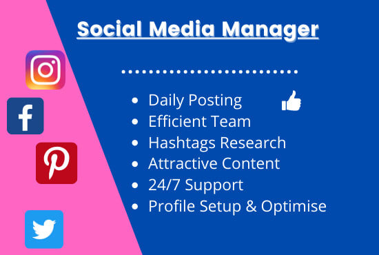manage your social media accounts and create content
