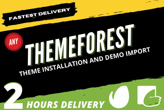 do themeforest wordpress theme installation and import demo