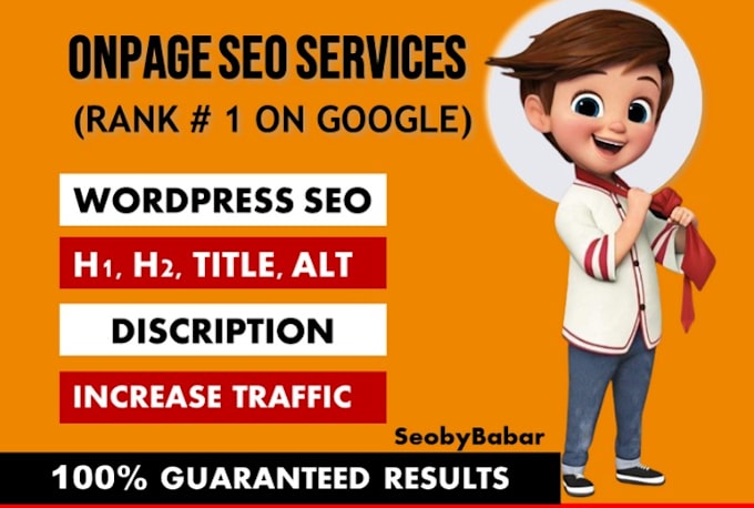 do website onpage SEO and technical optimization service of wordpress site
