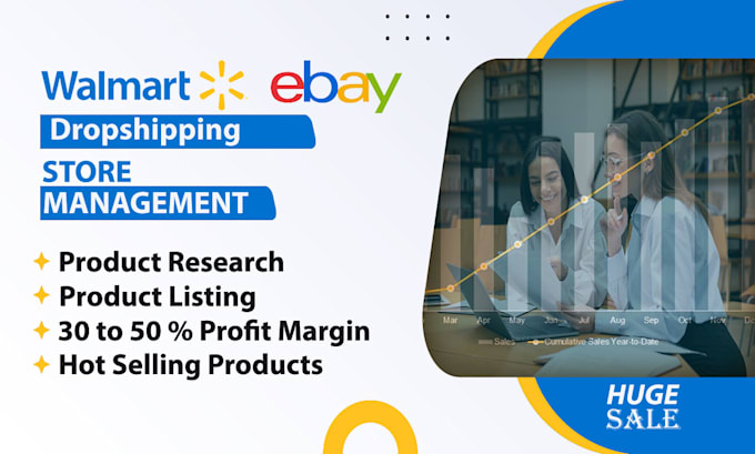 be your ebay and walmart dropshipping expert virtual assistant