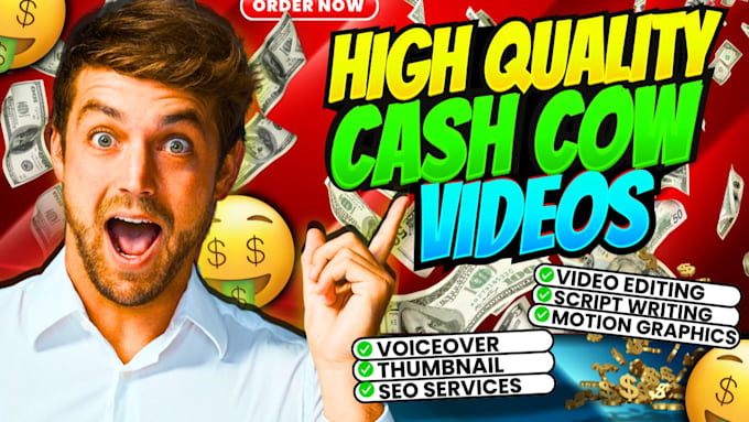create top 10 cash cow videos, 2d animation, top quality explainer video