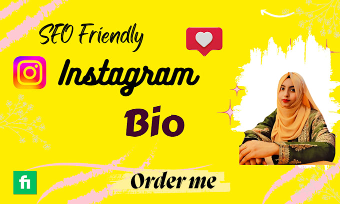 write an SEO optimized professional instagram bio