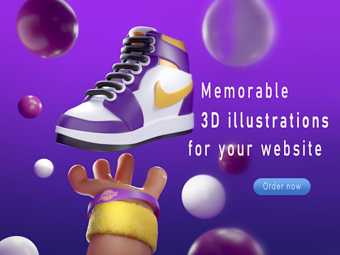 design a custom 3d illustration