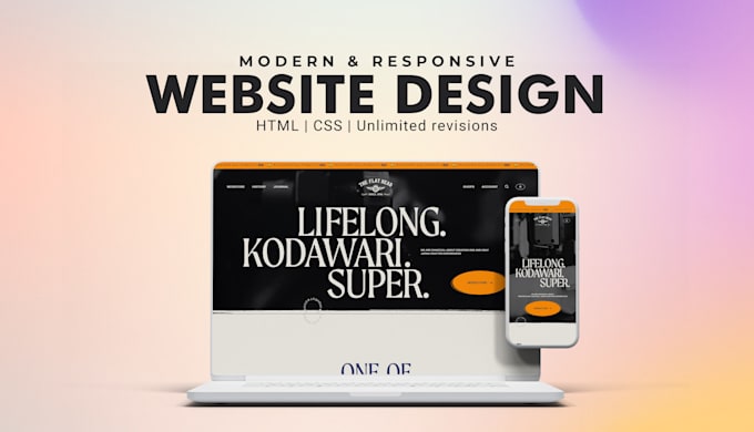 create web design and build responsive website