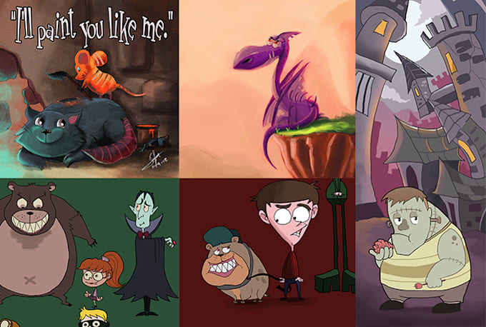 create illustrations and artworks