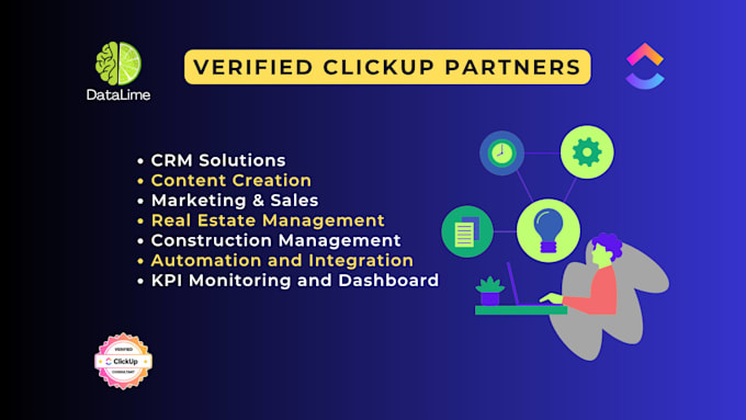 setup and automate project tasks in clickup